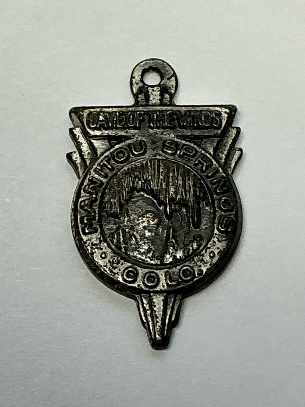 Vintage Sterling Silver Cave of the Winds Charm / Pendant